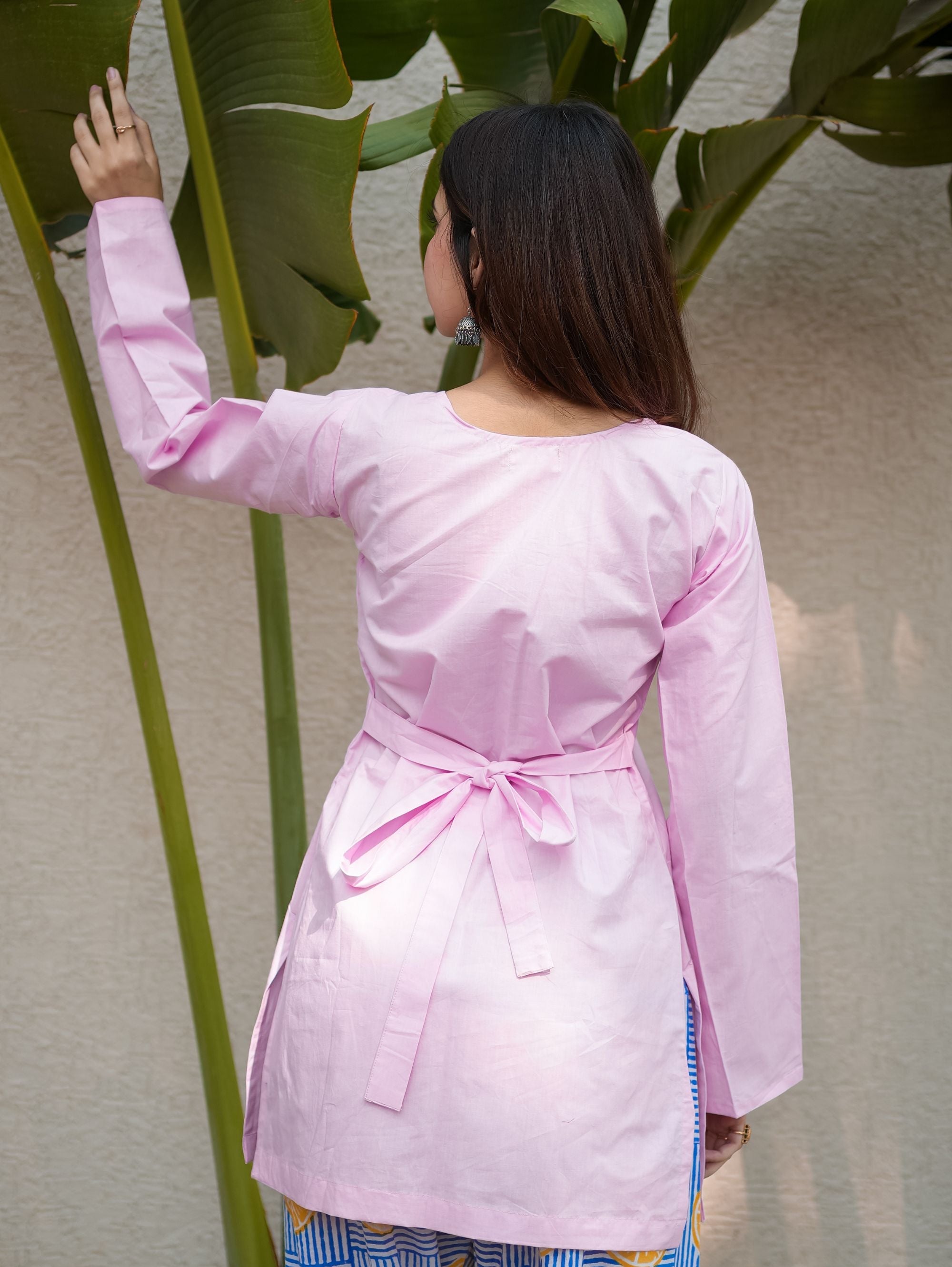 Candy Floss Pink Short Kurti
