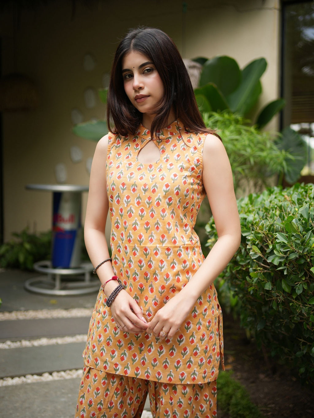 Hiranya Yellow Two Piece Farshi Set