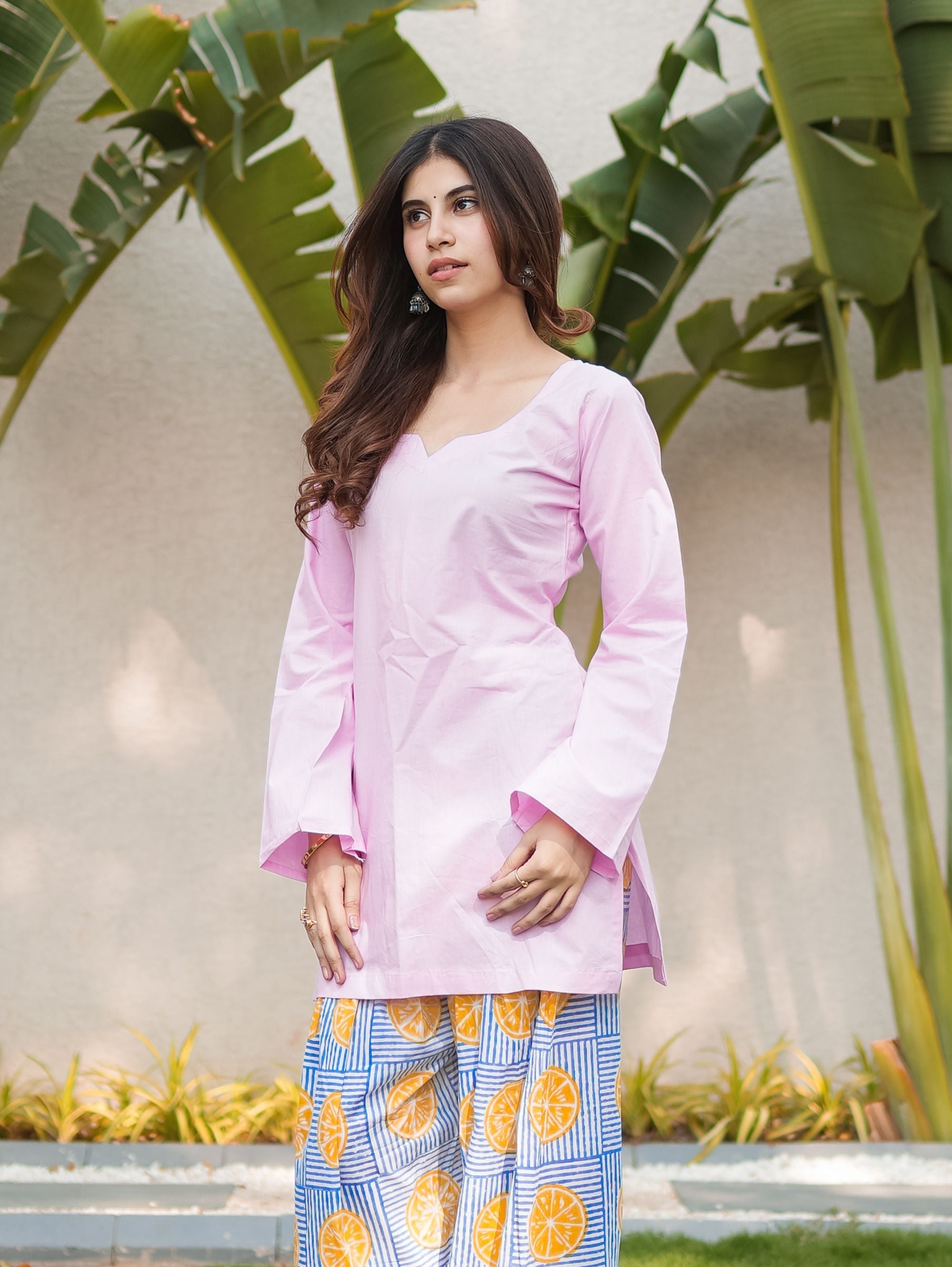 Candy Floss Pink Short Kurti