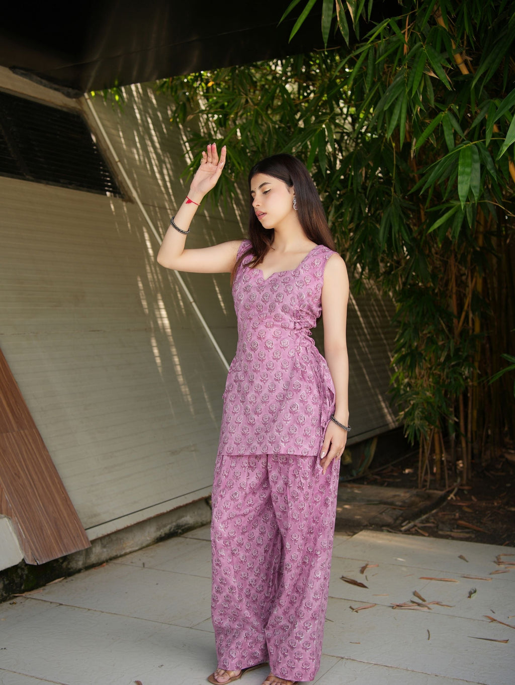 Sitara Pink Two Piece Farshi Set
