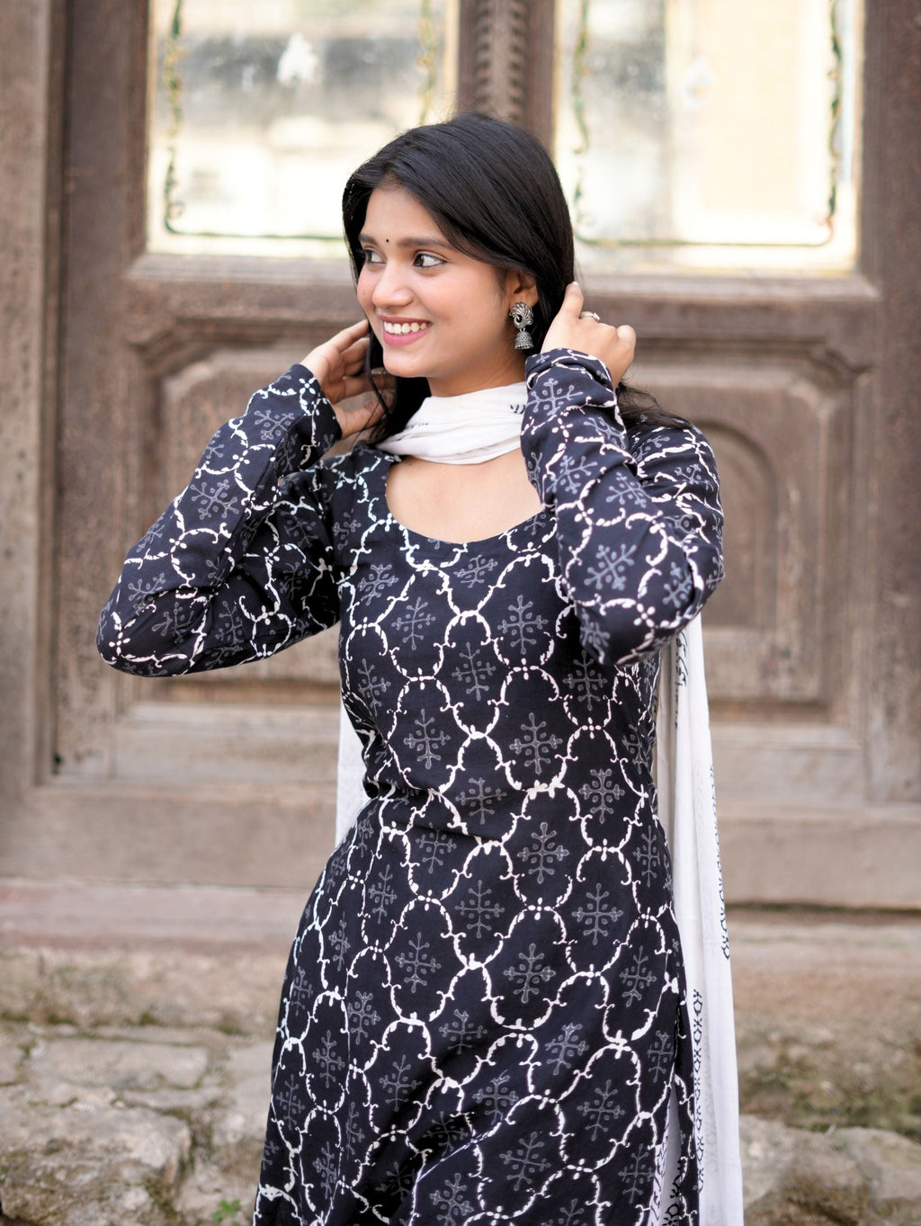 Noir Elegance Kurta Set