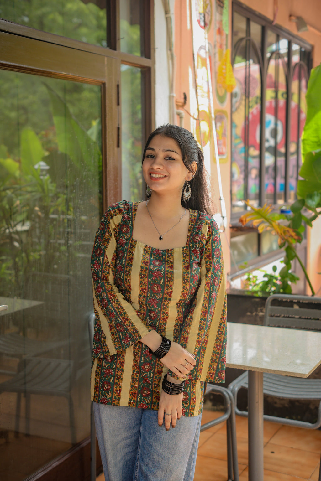 Mudra tied short kurti