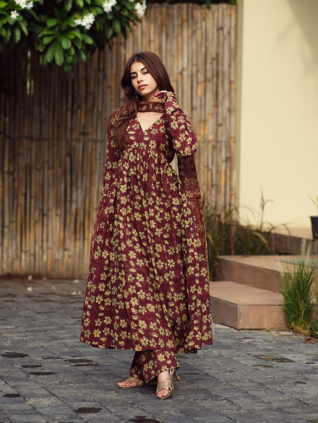 Bulbul Alia Cut Anarkali Set for Women