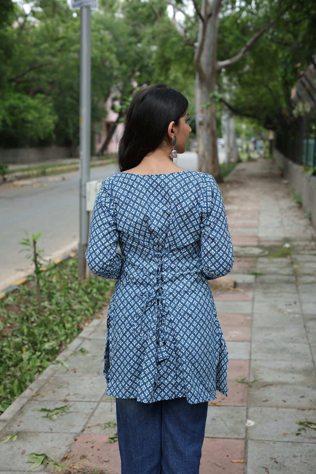 Bani Square Neck Short Kurti