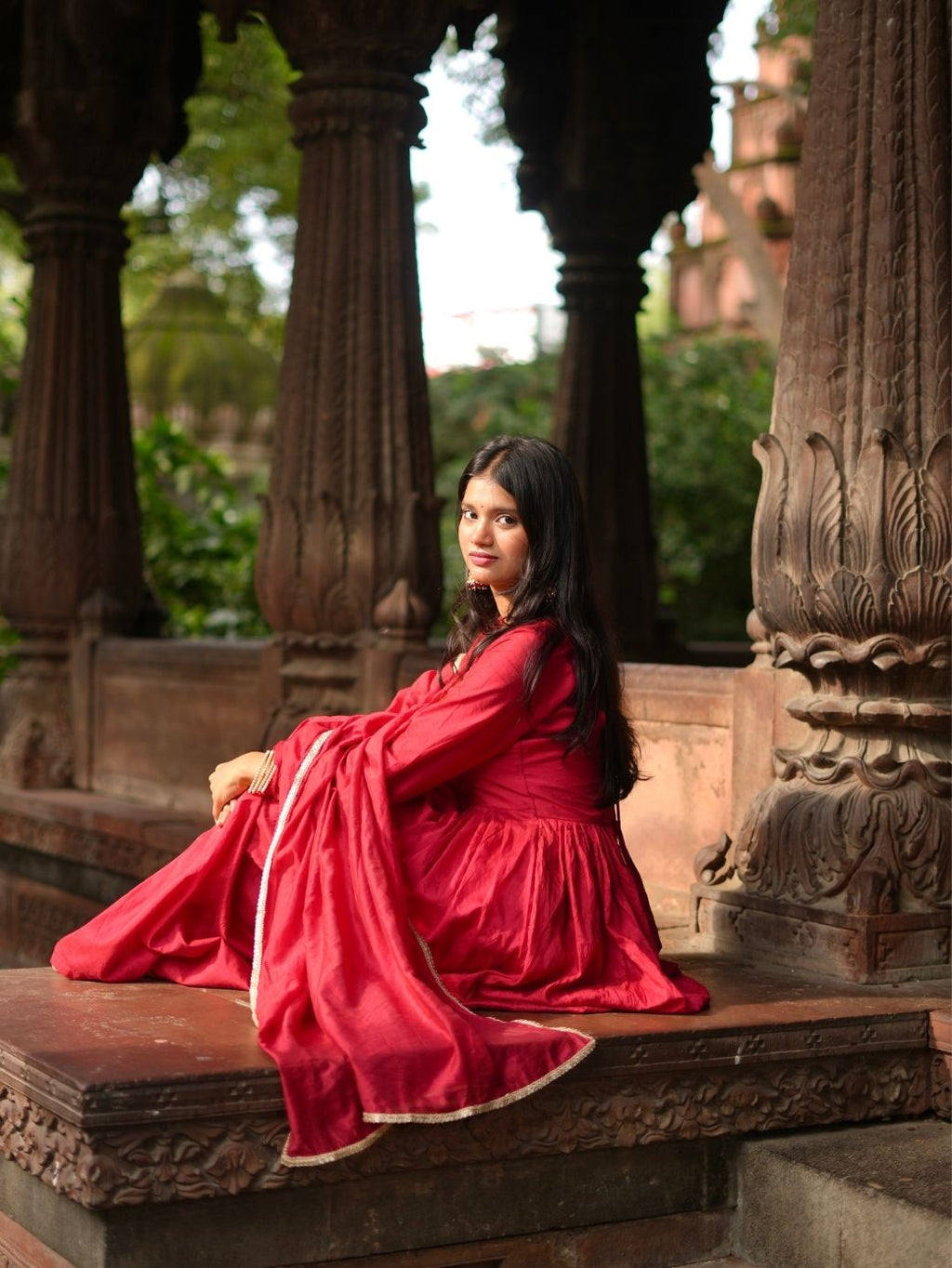 Roohani Red Set