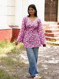 Orchid Charm Short Kurti